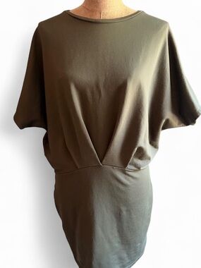 Athleta Pronto Pleated Knit Dress